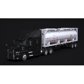 3D Mack Anthem ISO Tank Trailer